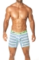 Preview: Agacio 5949 Long Boxer Stripes Gr. S lime/royal Blue