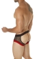 Preview: Good Devil GD422 Rotica Sheer Jockstrap Black/Red Gr.M