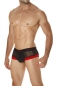 Preview: Good Devil GD722 Rotica Sheer Cheeky Brief Black/Red
