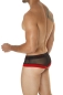 Preview: Good Devil GD722 Rotica Sheer Cheeky Brief Black/Red