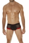 Preview: Good Devil GD422 Rotica Sheer Jockstrap Black/Red Gr.M