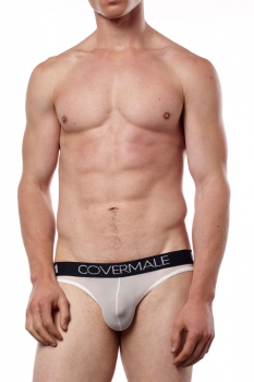 Cover Male Waisted-Up Bikini 115 Gr.S sheer white
