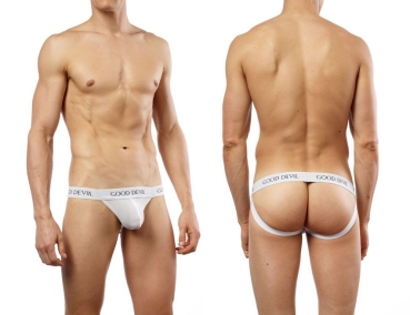 Good Devil 4101 Hose Mesh Jockstrap white Gr.S