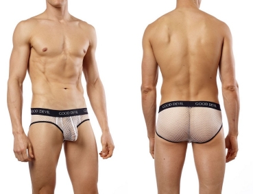 Good Devil 6042 Big Mesh Brief white Gr.S