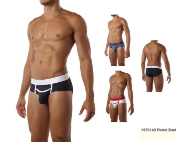 Intymen 6149 Pindot Brief Grey/Blue Gr. S