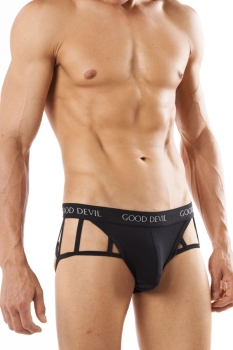 Good Devil  6735 Cage Brief black Gr. S