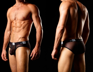 Good Devil 6600-30 Mesh Brief black Gr.S*