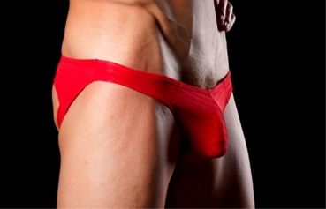 Good Devil 4555 Horizontal Lines Jock red Gr.S**