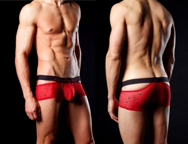 Good Devil 5008 Sheer Balls Boxer red Gr.S**