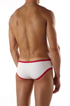 Good Devil 5015 Flaming Hearts Brief white Gr.S