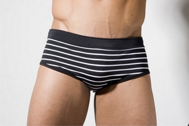 Gigo Lines Swim Black / White