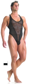 California Muscle B509 Keymaster Leotard Gr.S schwarz**