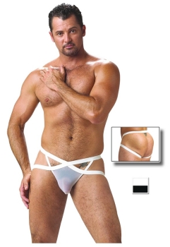 California Muscle U302 Stealth Jock weiß