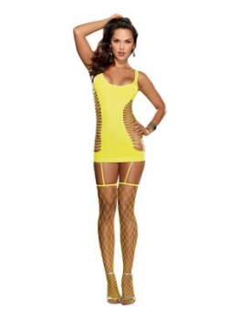 Dreamgirl Bodysuit Neon Dress