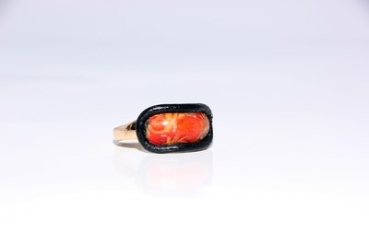 JRP Designer Ring Red