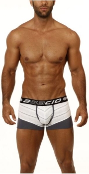 Agacio AG5751 Lifestyle Two Tone Boxer Brief Grey Stripes Gr.M