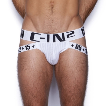 C-IN2 H+A+R+D Strap Jock white