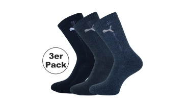 Puma Sportsocken im 3er-Pack Farbmix