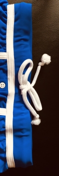Preview: Minipant - Badehose - core - Regular Fit - blau/weiß teils mit Kordel