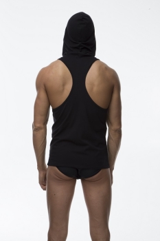 Cover Male Tank Hoodie 339 black