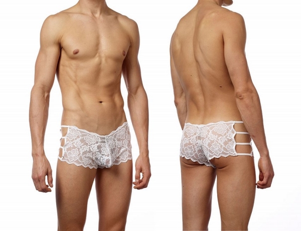 Good Devil 5120 Lace Panel Trunk white Gr.S