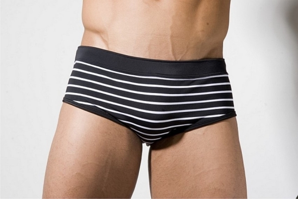 Gigo Lines Swim Black / White Gr.S**