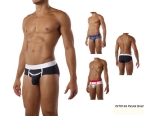 Intymen 6149 Pindot Brief White/Black Gr. S