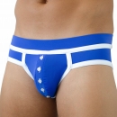 Minipant - Badehose - core - Regular Fit - blau/weiß